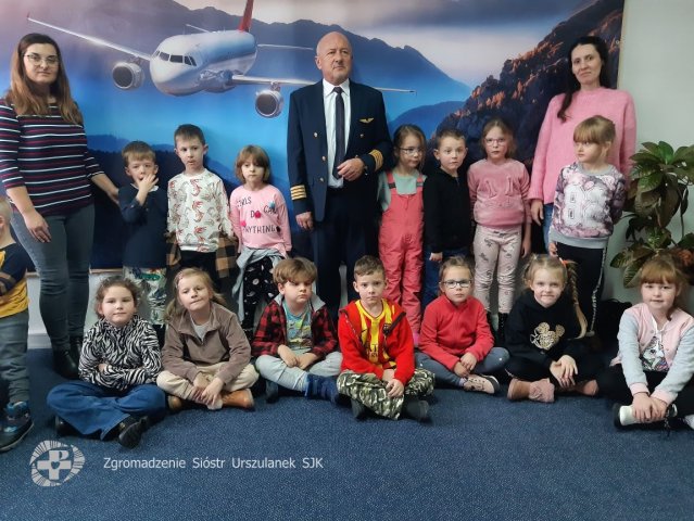 Przedszkolaki w szkole lotniczej- Sudecka Lublin